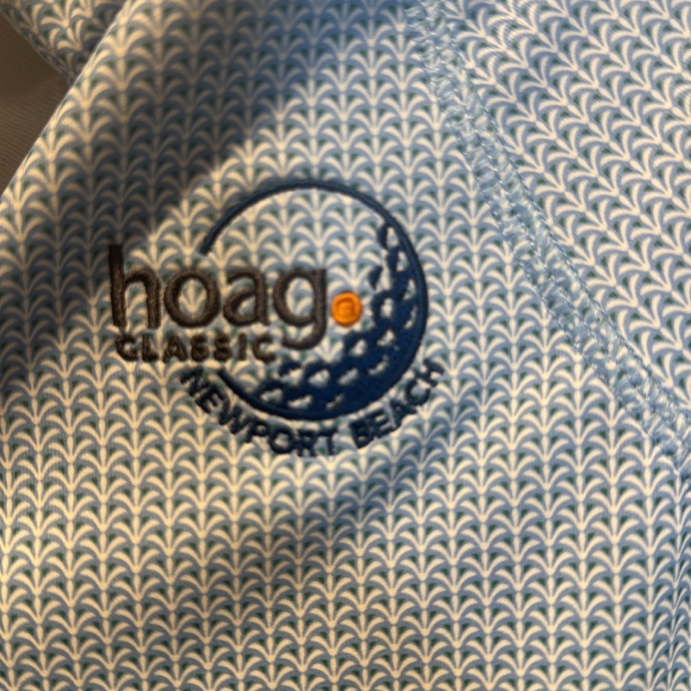 Peter Millar Blue Patterned Pullover - image 4